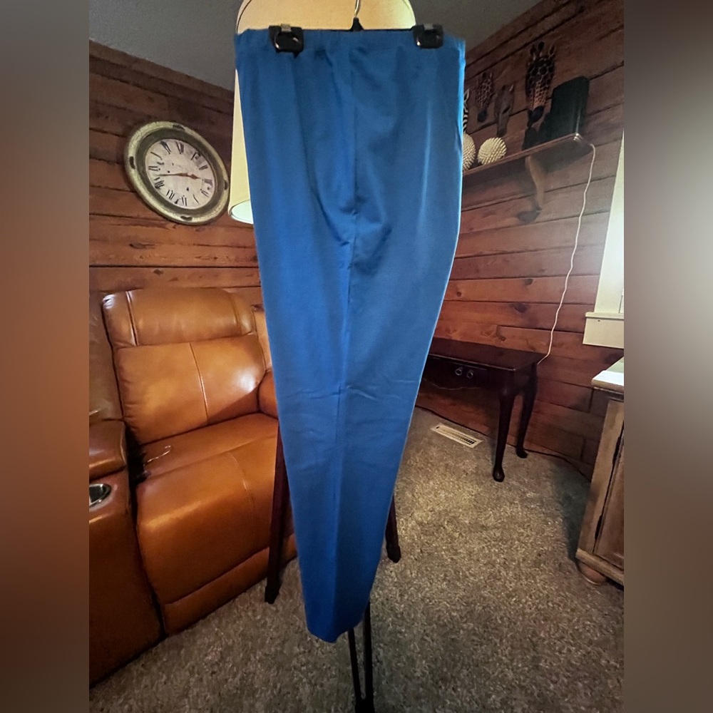 Woman Within 2x/26/28 Royal Blue Leggings - Smooth Stretch Fit(38”W x 29”L)